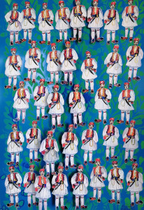 Κατασκευή της Γεωργίας Μπλιάτσου από τη συλλογή ΄Γαλάζια Επέτειος΄