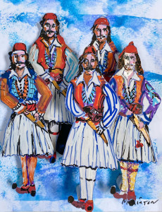 Κατασκευή της Γεωργίας Μπλιάτσου από τη συλλογή ΄Γαλάζια Επέτειος΄