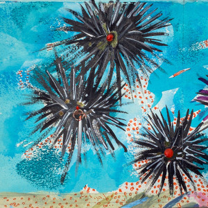 Πίνακας της Γεωργίας Μπλιάτσου από τη συλλογή ΄Αχινοί ΄