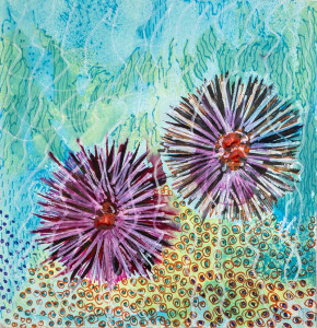 Πίνακας της Γεωργίας Μπλιάτσου από τη συλλογή ΄Αχινοί ΄