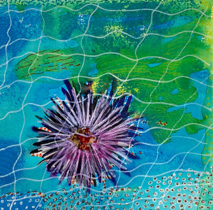 Πίνακας της Γεωργίας Μπλιάτσου από τη συλλογή ΄Αχινοί ΄